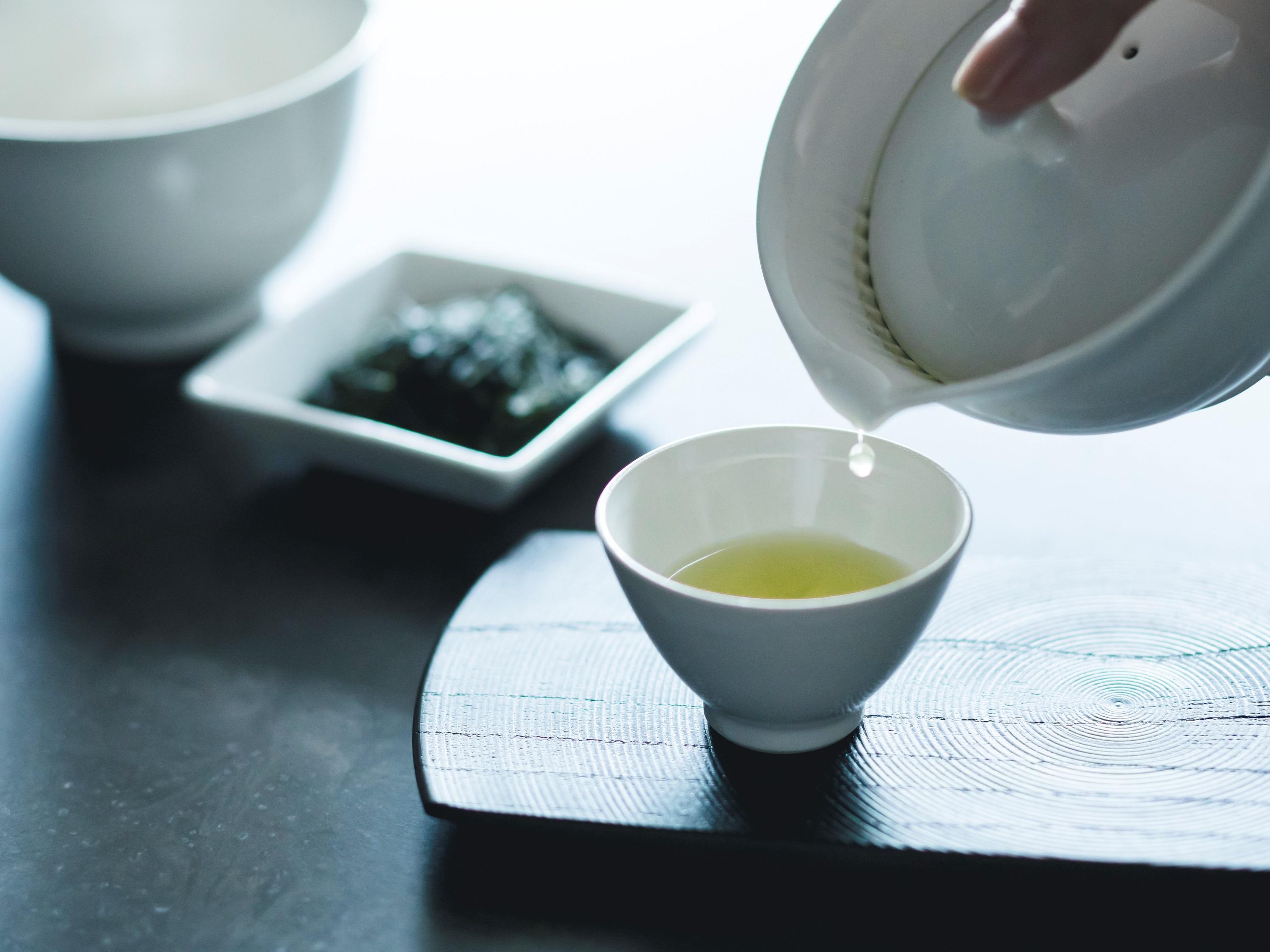 京都千酒店 外观 照片 A cup of Japanese green tea